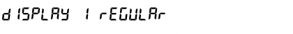 Display 1 Font