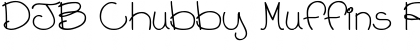 DJB Chubby Muffins Regular Font