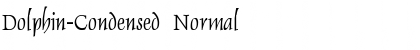Dolphin-Condensed Normal Font