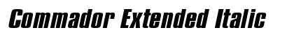 Commador Extended Italic Preview