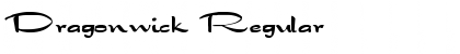Dragonwick Regular Font Dragonwick Regular Font