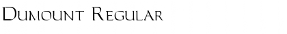 Dumount Font