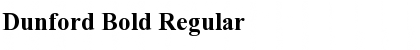 Dunford Bold Font