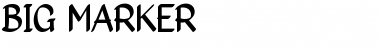 Big Marker Regular Font