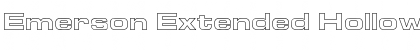 Download Emerson Extended Hollow Font Download Emerson Extended Hollow Font