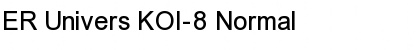 Download ER Univers KOI-8 Font