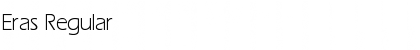 Eras Regular Font