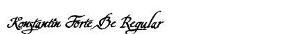 Konstantin Forte Be Regular preview