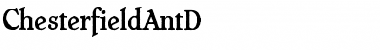 ChesterfieldAntD Font