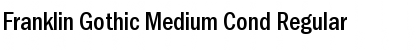 Download Franklin Gothic Medium Cond Font
