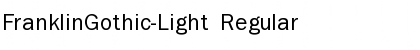 FranklinGothic-Light Font