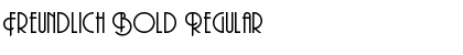 Freundlich Bold Regular Font