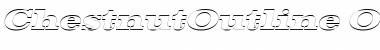 ChestnutOutline Font