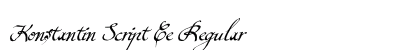 Konstantin Script Ce Regular preview