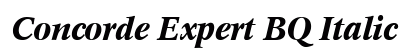 Concorde Expert BQ Italic preview