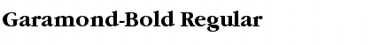 Download Garamond-Bold Font