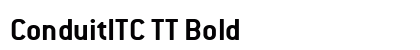 ConduitITC TT Bold preview