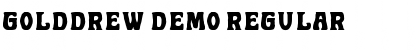 Download Golddrew DEMO Font Download Golddrew DEMO Font
