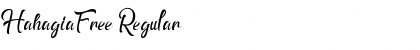 Download HahagiaFree Font Download HahagiaFree Font