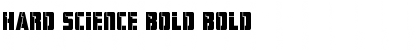 Hard Science Bold Font