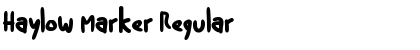 Download Haylow Marker Font Download Haylow Marker Font