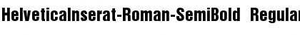 HelveticaInserat-Roman-SemiBold Regular Font