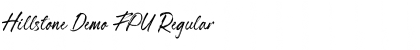 Download Hillstone Demo FPU Font Download Hillstone Demo FPU Font