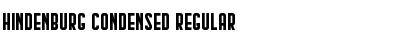 Hindenburg Condensed Font