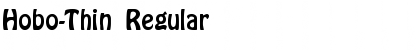 Hobo-Thin Regular Font