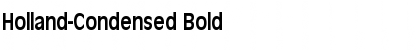 Holland-Condensed Font
