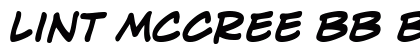 Lint McCree BB Bold preview