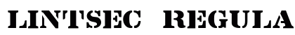 Lintsec Regular Preview