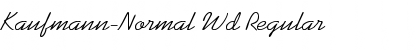 Download Kaufmann-Normal Wd Font