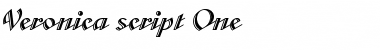 Download Veronica script One Font Download Veronica script One Font