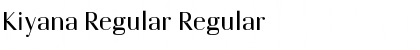 Kiyana Regular Regular Font