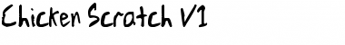 Chicken Scratch Regular Font