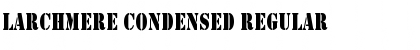 Larchmere Condensed Regular Font