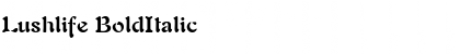Lushlife Font