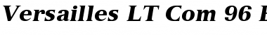 Versailles LT Com 96 Black Italic Font
