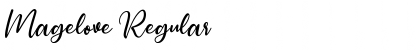 Magelove Font