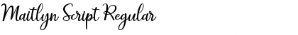 Download Maitlyn Script Font