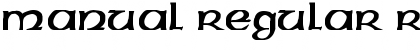Download Manual Regular Font Download Manual Regular Font