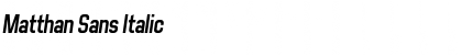 Matthan Sans Font