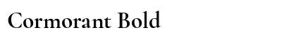 Cormorant Bold Preview
