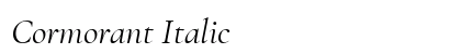 Cormorant Italic