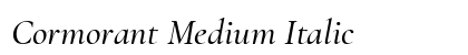 Cormorant Medium Italic