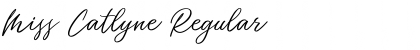 Miss Catlyne Font