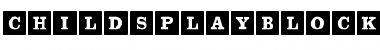 ChildsPlayBlocksSolid Bold Font