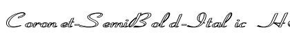 Coronet-SemiBold-Italic HE Regular preview