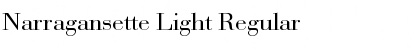 Narragansette Light Font
